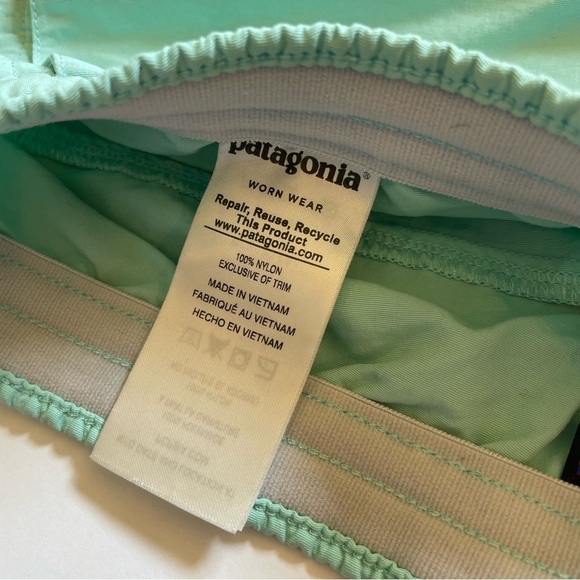 Patagonia Mens Baggies Shorts Mint Green Size Small 4” - Picture 4 of 7